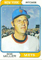 1974 Topps Baseball Cards      624     Bob Miller